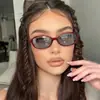 Nuevas Gafas de Sol Ovaladas Retro para Mujer Tendencia Decoración de Uñas de Arroz Gafas de Sol Estilo Callejero ins Gafas Simples Versátiles de Personalidad