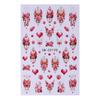 Pegatinas de uñas transfronterizas para San Valentín 2025, nuevas pegatinas 3D con diseño retro europeo y americano de árbol de amor y rosa.