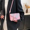 Bolso Pequeño Cruzado Texturizado de Diseño de Nicho 2026 Bolso Cruzado de Marca Nuevo de Moda Bolso Cuadrado Pequeño para Viajar al Trabajo y Uso Casual Bolso de Hombro