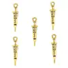 Accesorios para joyería de aleación jeringa colgante de jeringa pulsera DIY llavero colgante decorativo J499