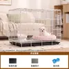 Jaula para Perros Teddy Especial para el Hogar Casa de Metal para Perros Tipo Plegable Espacio Grande Interior Jaula para Perros Medianos y Pequeños Jaula Valla para Mascotas