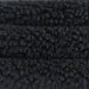 Tela de Lana de Cordero Negra para Ropa, Peso Alto, Tejido de Moda Cálido para Otoño e Invierno, Abrigo Cálido, Sudadera, Tela para Manualidades