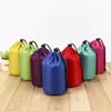 Bolsa de Embalaje Impermeable de Nylon, Bolsa con Cordón de Poliéster, Bolsa Portátil y Práctica para Guardar Ropa, la Fábrica Puede Agregar un Logotipo