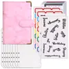 Amazon Transfronterizo Planificador A6 Cuaderno de Hojas Sueltas Libro de Presupuesto Libro de Ahorro de Dinero Libro de Contabilidad de Efectivo de Cuero PU En Stock