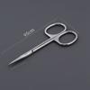 Tijeras de Acero Inoxidable Tijeras de Enseñanza Tijeras de Cirugía Estética Tijeras Rectas Redondas para Retirar Hilos de Gasa Quirúrgica Tijeras de Disección de Laboratorio