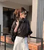 Chaqueta corta de cuero vintage para mujer, nuevo estilo primavera/otoño 2026, cuello alto, estilo europeo, chaqueta biker PU petite, moderna