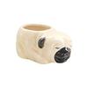 Adornos de Cachorro de Porcelana Blanca DIY Regalo Creativo para Niños Accesorios para el Hogar de Estudiantes Maceta Mini Maceta