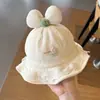 Gorro de Bebé Primavera Delgado Bebé de Pocos Meses Gorro de Pescador con Cordón Verano Suave Transpirable Protector Solar Infantil Gorro Tipo Cubo