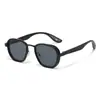 Óculos de Sol Novo Estilo Moda Tendência Personalidade Nicho Metal Óculos de Sol Proteção UV Estilo Transfronteiriço Europeu e Americano Comércio Exterior Atacado