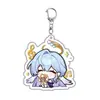 Chaveiro Acrílico em Camadas Elysia Periférico de Jogo Pingente de Chaveiro DIY Anime Transfronteiriço