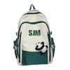 Mochila retro estilo americano para estudiantes universitarias, de gran capacidad, para estudiantes de secundaria y preparatoria, mochila escolar para computadora, para hombre.