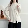 [Oferta Especial] 100 kg Nueva Moda de Principios de Primavera Camisa Base de Terciopelo Mousse Falso de Dos Piezas para Mujeres de Tallas Grandes 9422