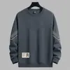Moletom Casual com Gola Redonda 280g Estilo Primavera e Outono Masculino Solto Versátil Tendência Pulôver