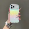 Adecuado para Funda de Teléfono Móvil Apple 17 18Pro Color Degradado Iphone17 Promax Color Pluma Funda Protectora Magnética Chapada
