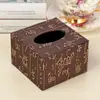Caja de Pañuelos de Cuero para Restaurante Hotel KTV Creativa Simple Extraíble Portapañuelos Logo