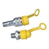 Conector Rápido Hidráulico Yuhuan M16*1.5Zg3/8 Conector Macho y Hembra para Tubería de Aceite de Alta Presión con Válvula Unidireccional Herramienta Hidráulica