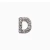Aretes Brillantes de Letras Estilo Coreano para Mujer, Modernos, Elegantes, Versátiles, Pequeños, Exquisitos y Elegantes, Tendencia de Aretes Nicho