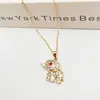 Cadena para clavícula de alta calidad, versátil, con colgante sencillo, pequeño elefante, bolsa de la suerte auspiciosa y bolsa de la suerte, collar con sentido de diseño de lujo