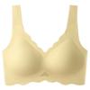 Sutiã de suporte macio de gelatina 3D pequeno peito push up top regata francesa com decote em V suporte lingerie sem costura sutiã fino feminino