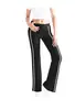 2026 Transfronterizo Amazon Moda para Mujer Color Sólido Cordón Cintura Elástica Pierna Ancha Pantalones Deportivos Casuales Largos
