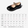 Sapatos de Couro Snafy para Meninas 2025 Novos Mary Jane Sapatos de Princesinha para Crianças Mais Velhas Mocassins Preto Sapatos Solteiros