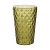 Vasos de Plástico Coloridos con Patrón de Diamantes, Vasos Domésticos para Bebidas Frías y Enjuague Bucal, Juego Multicolor, Vasos de Plástico con Stock Listo para Exportación
