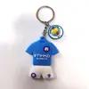 Llavero de Jersey Real Madrid Massey Neymar Levan Harland Llavero de goma suave de PVC Colgante Regalo