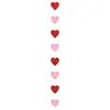 Fiesta Temática de San Valentín Transfronteriza Set de Bolas de Panal BE MINE Banner de Corazón Decoración de Fiesta de Bodas