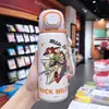 Taza Térmica Portátil de Gran Capacidad para Niños de Doble Pared Botella con Popote para Beber Agua para Estudiantes y Deportes al Aire Libre Taza de Oficina para Niñas