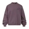 Sudadera con cuello redondo estampada con el número 07 estilo americano para hombre, otoño, corte holgado, moda urbana, top deportivo casual versátil