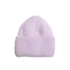 Nuevo Gorro de Lana Tejida Estilo Coreano para Mujer Estilo Perezoso Color Sólido Versátil Gorro de Invierno para el Frío Gorro para Hombre que Hace la Cara Pequeña Protección para las Orejas