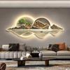 Novo Estilo Chinês Pinheiro de Boas-Vindas Pintura Decorativa de Parede para Sofá Pintura de Parede com Água Corrente para Pendurar Dinheiro Pintura de Lâmpada de Parede para Escritório Sala de Chá Sala de Estar