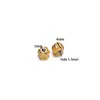 Acero Inoxidable Chapado en Oro de 18 Quilates Cuentas Caladas de Linterna de Calabaza Cuentas Sueltas Cuentas Espaciadoras para DIY de Bisutería Accesorios para Pendientes Pulseras Venta al por Mayor