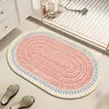 Alfombrilla de baño Entrada al inodoro Alfombrilla absorbente para pies Ducha Especial Antideslizante Alfombra de Diatomeas Felpudo