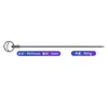 Producto Estándar Meituan Reproductor LiPu Serie SM 2 Candado de Castidad Plano de Metal con Catéter Urinario Juguetes Sexuales para Adultos