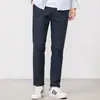Pantalones casuales de primavera y otoño para hombre, rectos, estilo coreano, modernos, combinan con todo, caqui, elásticos, pantalones de trabajo para hombre