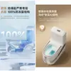 Inodoro Cerámico Sifónico Glaseado Suave MEIKA, Potente Descarga Sifónica para Baño Doméstico WC T8838