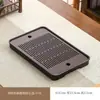Bandeja pequeña para té casera con drenaje y almacenamiento de agua, nuevo modelo 2026, bandeja para juego de té Kung Fu, mar de té de bambú, bandeja de preparación en seco, lujo ligero