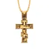 Mercancía de Películas y TV Transfronteriza John Wick 4 Calavera Hip-Hop Colgante Collar Colgante de Cruz Moneda Moneda Conmemorativa