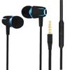 Audífonos In-Ear Alámbricos Electrochapados de 3.5 mm, Audífonos para Juegos con Micrófono, Afinación con Control por Cable, Subwoofer, Envío Directo