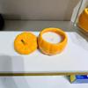 Creativo Calabaza de Halloween Cerámica Mini Tarro de Té Almacenamiento Sellado Polvo Fragante Polvo Medicinal Vaso para Vela Contenedor de Aromaterapia