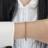 Plata de ley S925 cuerda roja cuerda negra pulsera de lujo ligero de alta calidad pulsera de año de nacimiento no se decolora todo a juego estilo ins para parejas