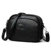 Bolsa de ombro multicompartimento para atacado transfronteiriço, bolsa casual de grande capacidade, bolsa quadrada pequena leve para exportação, bolsa feminina personalizada