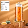 Botella de Vino Cilíndrica Delgada, Botella de Vidrio Espeso sin Plomo, Botellas de 2.5 kg a 15 kg, para Ginseng, Cuerno de Ciervo, Hierbas Medicinales, Vino de Frutas
