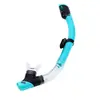 Snorkel de Natação Infantil Transfronteiriço para Ventilação e Snorkeling, Tipo Totalmente Seco, Aparelho de Respiração Subaquática para Crianças de Meia-Idade, Tipo Seco, Anti-Engasgo