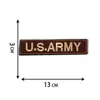 Braçadeira de Divisão Aerotransportada Militar Bordada Adesivo de Tecido Fã Militar Tático Cabeça de Águia Velcro Distintivo Militar Distintivo de Moral Velcro