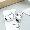 Conjunto de 20 Contas de Liga Metálica com Furo Grande, Aproximadamente 20mm, Acessórios para Joias, Contas Soltas para Colares e Pulseiras DIY