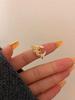 Canglan fórmula Dios de la Luna viento frío anillo diseño de nicho metal cangyue fritillaria costura Alto sentido anillo abierto anillo