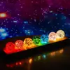 Bola de Hielo Crackelada de Cristal de Colores Bola Sólida de Vidrio Fuente de Roca Flujo de Agua Accesorios para Manualidades de Bonsái Adornos Decorativos