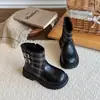 Botas para niña, nueva colección otoño 2026, botines estilo Martin para niños, botines de piel estilo princesa británica, botines de moda estilo coreano para niñas pequeñas